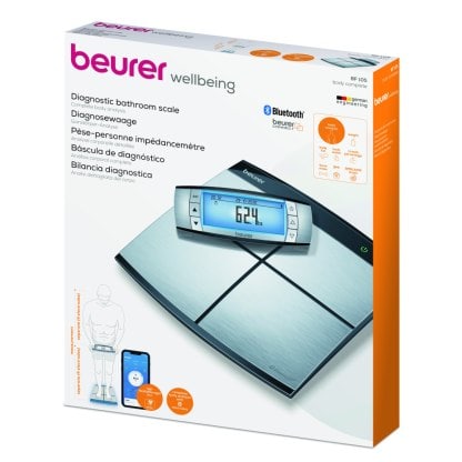 Beurer Διαγνωστική Ζυγαριά Σώματος BF 105 Bluetooth & USB ΑΤΟΜΙΚΗ ΥΓΕΙΑ - ΕΥΕΞΙΑ