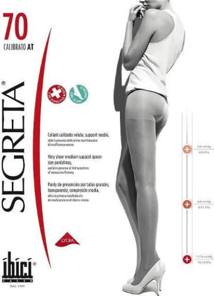 Καλσόν SEGRETA CALIBRATO 70 DEN 11/14 mmHg (3 Χρώματα)