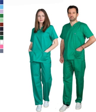 Alezi Ιατρική Στολή Unisex Ανοιχτό Πράσινο