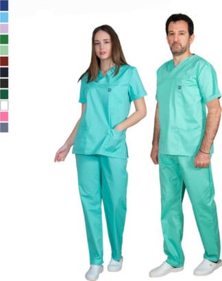 Alezi Ιατρική Στολή Unisex Βεραμάν