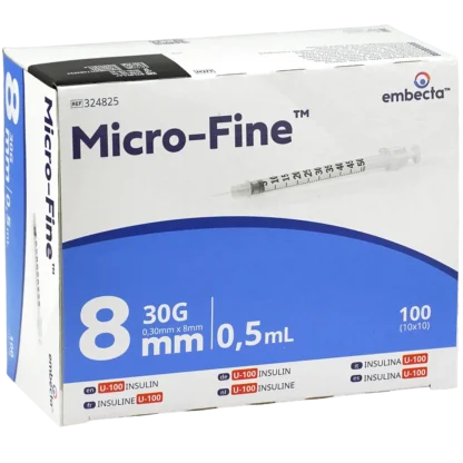Σύριγγες Ινσουλίνης 0,5ml (30G) x 8mm Micro-Fine (100τμχ) ΙΑΤΡΙΚΑ ΕΙΔΗ Σύριγγες Ινσουλίνης 0,5ml (30G) x 8mm Micro-Fine (100τμχ) ΙΑΤΡΙΚΑ ΕΙΔΗ