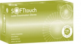 Bournas Γάντια Λάτεξ Soft Care NATURAL με Πούδρα Λευκά (100τμχ) ΙΑΤΡΙΚΑ ΕΙΔΗ