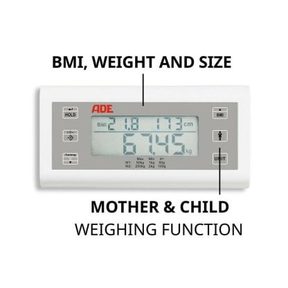 Ζυγαριά με Υπερυψωμένο Δείκτη ADE M 320600 01 ΑΤΟΜΙΚΗ ΥΓΕΙΑ - ΕΥΕΞΙΑ