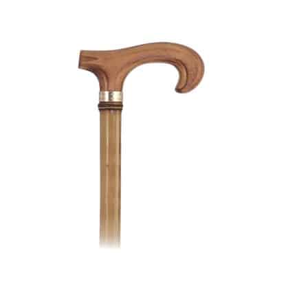 Mobiak Μπαστούνι Bamboo με Ξύλινη Λαβή (Καφέ) - Image 2