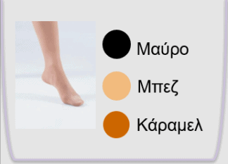 Κάλτσες Προληπτικές Συμπίεσης Κάτω Γόνατος DELILAH 140D Μπεζ ή Μαύρο ΙΑΤΡΙΚΕΣ ΚΑΛΤΣΕΣ