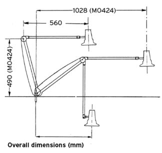 Λάμπα Led 6,5W με μακρύ βραχίονα ΙΑΤΡΙΚΑ ΕΙΔΗ