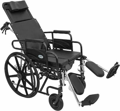 Mobiak Αναπηρικό Αμαξίδιο Reclining με Δοχείο WC (Τροχοί 24″) (44cm)