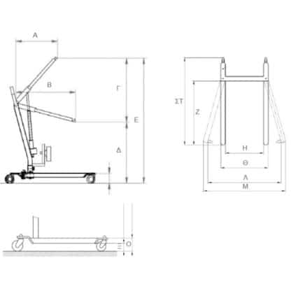 Mobiak Ηλεκτρικός Γερανός Ανύψωσης MBK Stand Up (200kg) - Image 3
