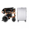 Yuwell Αμαξίδιο Ηλεκτροκίνητο Πτυσσόμενο D130HL (44cm) Πορτοκαλί ΑΝΑΠΗΡΙΚΑ ΑΜΑΞΙΔΙΑ