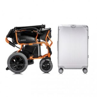 Yuwell Αμαξίδιο Ηλεκτροκίνητο Πτυσσόμενο D130HL (44cm) Πορτοκαλί ΑΝΑΠΗΡΙΚΑ ΑΜΑΞΙΔΙΑ