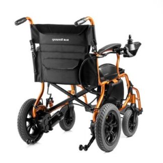 Yuwell Αμαξίδιο Ηλεκτροκίνητο Πτυσσόμενο D130HL (44cm) Πορτοκαλί ΑΝΑΠΗΡΙΚΑ ΑΜΑΞΙΔΙΑ