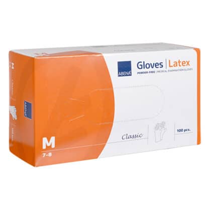 Εξεταστικά Γάντια Abena Latex Classic Χωρίς Πούδρα Εκρού 100τμχ ΙΑΤΡΙΚΑ ΕΙΔΗ