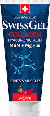 Herbamedicus Swiss Gel Collagen Forte Θερμαντική Κρέμα με Θαλάσσιο Κολλαγόνο & Υαλουρονικό (200ml)