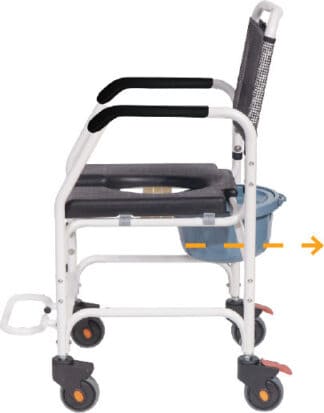 Mobiak Αναπηρικό Αμαξίδιο με WC “Asper” (43cm) ΑΝΑΠΗΡΙΚΑ ΑΜΑΞΙΔΙΑ