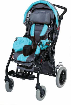 Mobiak Aναπηρικό Αμαξίδιο Τετραπληγίας Sammy (32cm) Μπλε