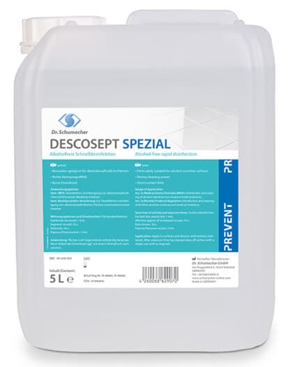 Descosept Spezial - Υγρό Απολύμανσης Ευαίσθητων Επιφανειών 5000ml
