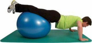 Μπάλα Γυμναστικής Mambo AB Gym Ball AC-3261 75cm Μπλε