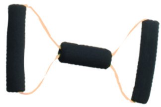Lowenstein BowTie Λάστιχο Γυμναστικής Χιαστί Σκληρό με Λαβές Πορτοκαλί 36cm