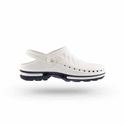 Wock Clog Σαμπό Unisex Λευκό-Σκούρο Μπλε ΙΑΤΡΙΚΑ ΕΙΔΗ
