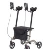 Mobiak Περιπατητήρας Rollator Αλουμινίου με Λαβή και Στήριξη Πήχη (Μαύρος) ΦΡΟΝΤΙΔΑ ΑΣΘΕΝΩΝ