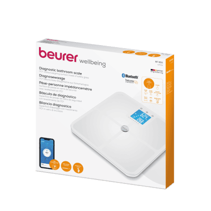 Beurer Διαγνωστική Ζυγαριά Σώματος BF 950 W με Bluetooth Λευκή ΑΤΟΜΙΚΗ ΥΓΕΙΑ - ΕΥΕΞΙΑ