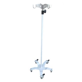 INOX στατώ ορού με μεταλλική βάση