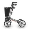 Wheel Spirit X3 Πτυσσόμενος Περιπατητήρας Rollator Ασημί Βοηθήματα Βαδιστικά και Άλλα