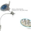 Gima Εξεταστικός Φωτισμός Hyridia 7 Leds Light 49040 Φωτισμοί