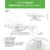 Habys Leo Pro 4 – Επαγγελματική Ηλεκτρική Πολυθρόνα Μικροεπεμβάσεων για Αισθητική, Ιατρική & Tattoo Ρυθμιζόμενου Ύψους – Λευκο ΙΑΤΡΙΚΑ ΕΙΔΗ