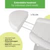 Habys Leo Pro 4 – Επαγγελματική Ηλεκτρική Πολυθρόνα Μικροεπεμβάσεων για Αισθητική, Ιατρική & Tattoo Ρυθμιζόμενου Ύψους – Λευκο ΙΑΤΡΙΚΑ ΕΙΔΗ