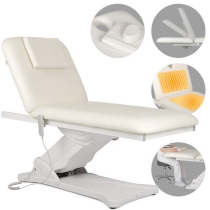 Habys Camilla Pro 2 – Ηλεκτρικό Κρεβάτι Μασάζ με Θερμαινόμενη Επιφάνεια & Διπλή Κλίση (Εκρού) ΦΥΣΙΟΘΕΡΑΠΕΙΑ