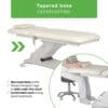 Habys Camilla Pro 2 – Ηλεκτρικό Κρεβάτι Μασάζ με Θερμαινόμενη Επιφάνεια & Διπλή Κλίση (Εκρού) ΦΥΣΙΟΘΕΡΑΠΕΙΑ