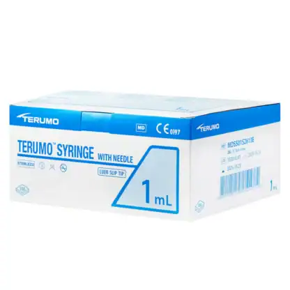 Terumo Σύριγγες 1ml με αποσπώμενη βελόνα – 25G x 5/8” 16mm (100τμχ) Σύριγγες με Βελόνα Terumo Σύριγγες 1ml με αποσπώμενη βελόνα – 25G x 5/8” 16mm (100τμχ) Σύριγγες με Βελόνα
