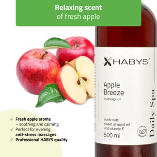 Habys Λάδι Μασάζ Daily Spa Apple Breeze – 500 ml ΕΞΟΠΛΙΣΜΟΣ ΑΙΣΘΗΤΙΚΗΣ - SPA - TATTOO Habys Λάδι Μασάζ Daily Spa Apple Breeze – 500 ml ΕΞΟΠΛΙΣΜΟΣ ΑΙΣΘΗΤΙΚΗΣ - SPA - TATTOO