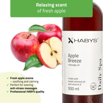 Habys Λάδι Μασάζ Daily Spa Apple Breeze – 500 ml ΕΞΟΠΛΙΣΜΟΣ ΑΙΣΘΗΤΙΚΗΣ - SPA - TATTOO