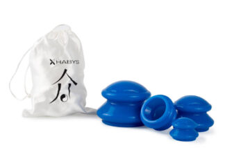 Habys Σετ Σιλικονούχες Βεντούζες Μασάζ – 4 Τεμάχια (Σκούρο μπλε)