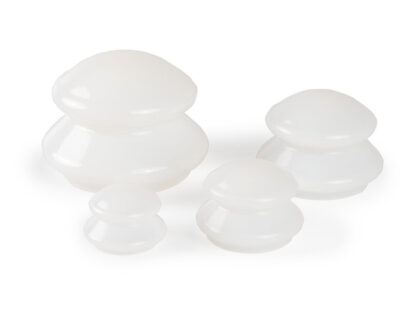 Habys Σετ Σιλικονούχες Βεντούζες Μασάζ – 4 Τεμάχια ( Λευκο) ΕΞΟΠΛΙΣΜΟΣ ΑΙΣΘΗΤΙΚΗΣ - SPA - TATTOO