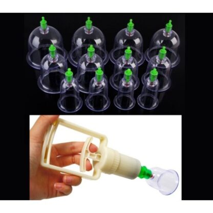 Βεντούζες για θεραπεία – Σετ 12 τμχ Βεντούζες Μασάζ