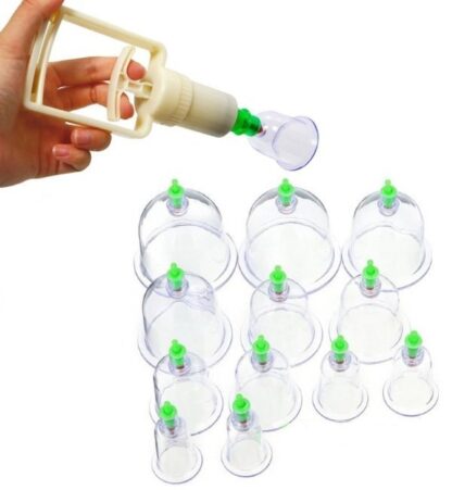 Βεντούζες για θεραπεία – Σετ 12 τμχ Βεντούζες Μασάζ