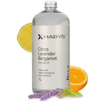Habys Λάδι Μασάζ Reya Citrus / Lavender / Bergamot , 1000ml Λάδια Μασάζ