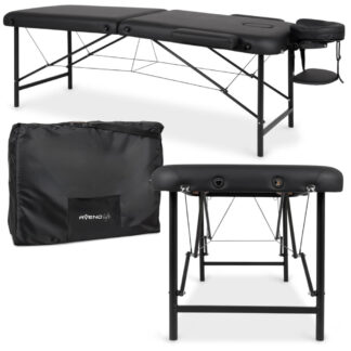 Habys Φορητό Κρεβάτι Μασάζ Rico 60 cm Comfy Base K515 Μαύρο