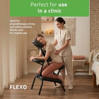 Habys Καρέκλα Μασάζ Flexo Comfy Base K515 Black Κλίνες Φυσιοθεραπείας