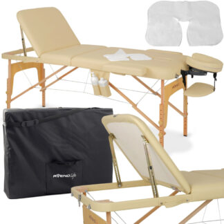 Habys Φορητό Κρεβάτι Μασάζ Bianca Comfy Base K533 Beige