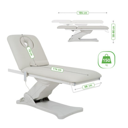 Habys Ηλεκτρικό Θερμαινόμενο Κρεβάτι Camilla ERGO 2 Satin Comfort K729 – Γκρι Κλίνες Θεραπειών Habys Ηλεκτρικό Θερμαινόμενο Κρεβάτι Camilla ERGO 2 Satin Comfort K729 – Γκρι Κλίνες Θεραπειών