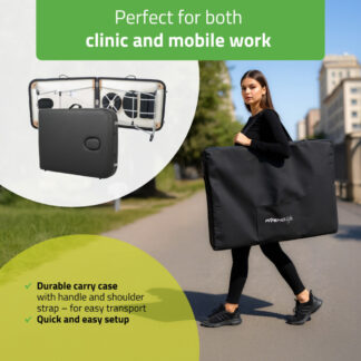 Aveno Life – Φορητό Κρεβάτι Μασάζ Nadia 60 Comfy Base K515 – Μαύρο Κλίνες Θεραπειών Aveno Life – Φορητό Κρεβάτι Μασάζ Nadia 60 Comfy Base K515 – Μαύρο Κλίνες Θεραπειών