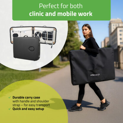 Aveno Life – Φορητό Κρεβάτι Μασάζ Nadia 60 Comfy Base K515 – Μαύρο Κλίνες Θεραπειών Aveno Life – Φορητό Κρεβάτι Μασάζ Nadia 60 Comfy Base K515 – Μαύρο Κλίνες Θεραπειών