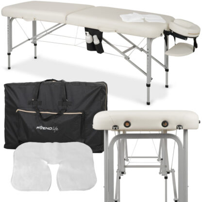 Aveno Life – Πτυσσόμενο Κρεβάτι Μασάζ Vera 60 Comfy Base K501 – Λευκό Κλίνες Θεραπειών